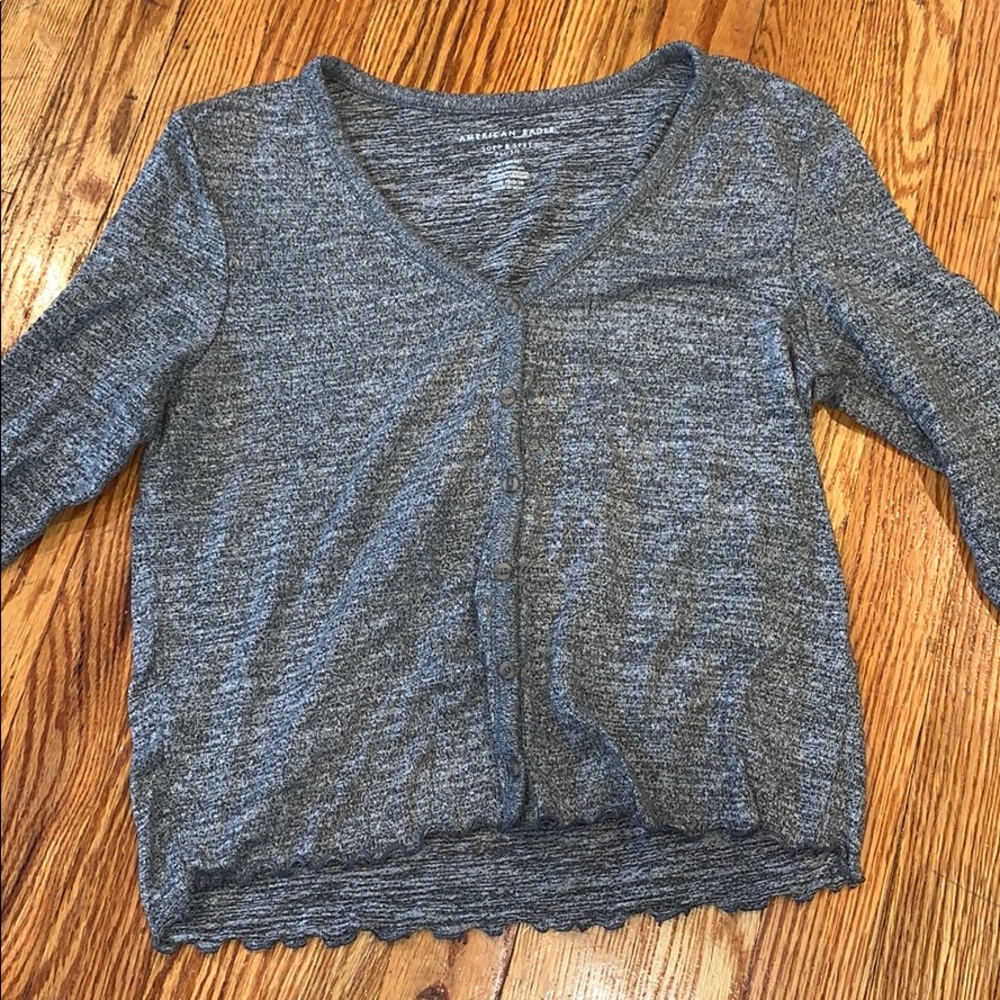 AE Cropped Cardigan